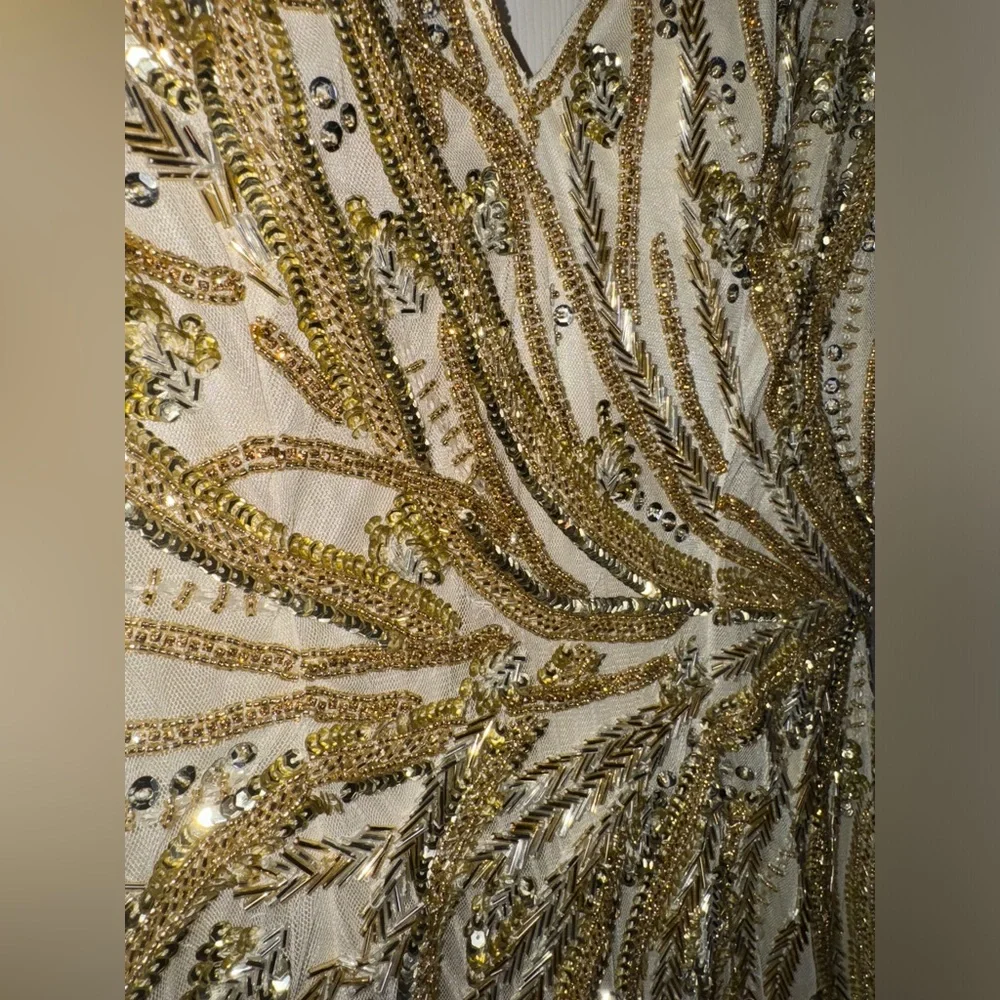 👗NWT! Mac Duggal Sequin & Bead Dress - Picture 7 of 16